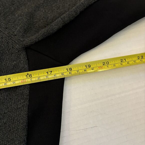 Athleta Mesa Hybrid Sweater Dress Merino Wool Turtle Neck Charcoal Gray Size XS - Picture 12 of 15